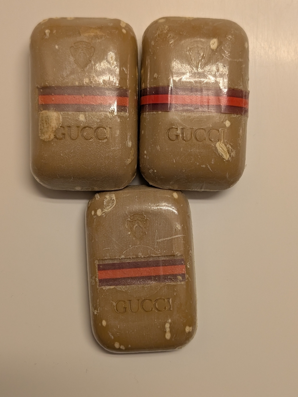 Vintage Gucci Soap Bars - Set of 3